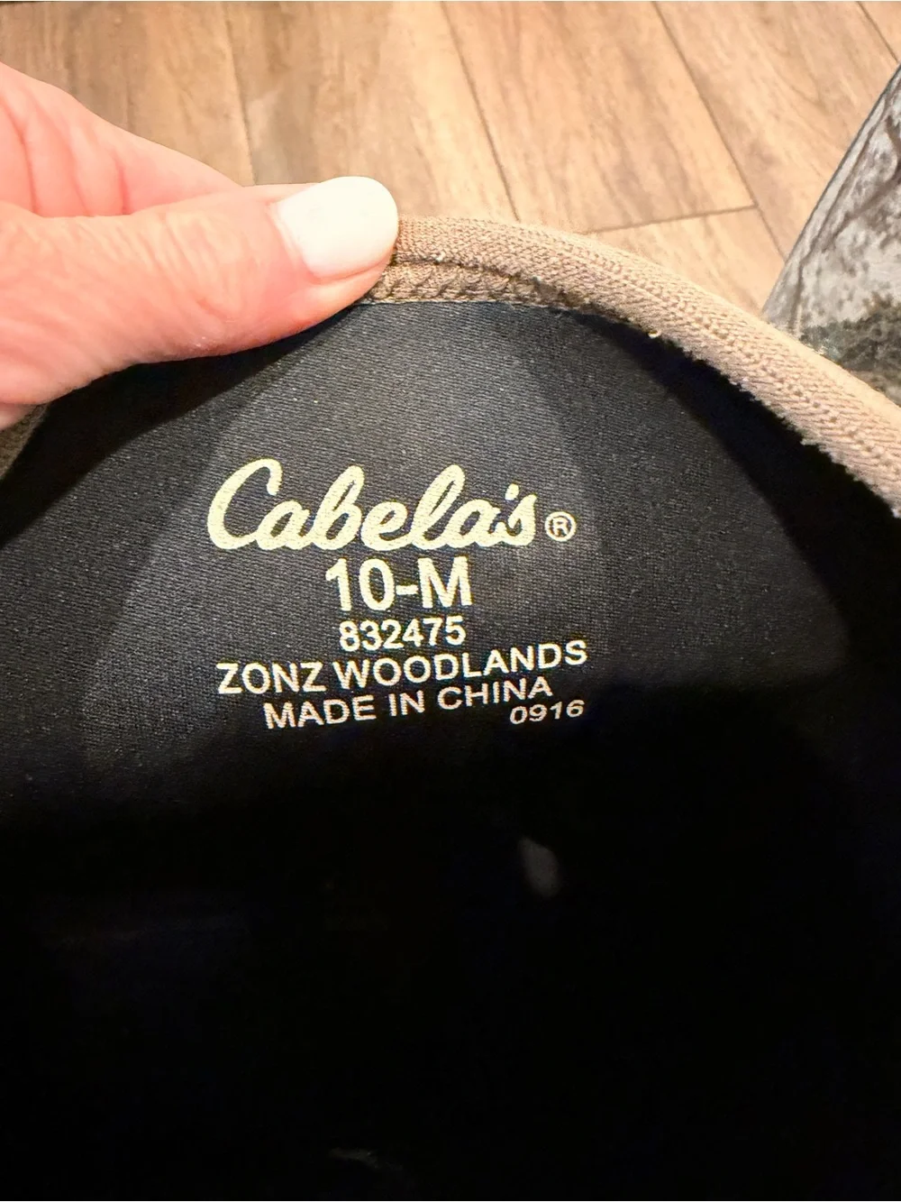 Cabela’s ZonZ Woodlands Waterproof Tall Insulated Hunting Boots Mens 10M 800g